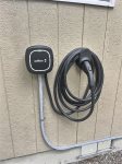 Level 2 EV charger for guest to recharge electric vehicles. 